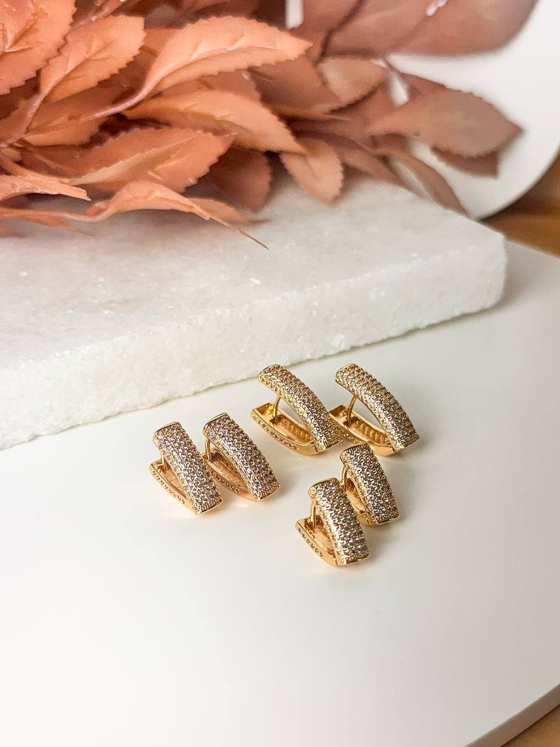 Argola V TRES TAMANHOS 2