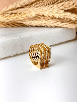 Anela 6 filetes cravejado