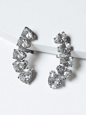 brinco earcuff gotas 