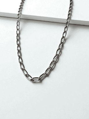 corrente elo cadeado alongado torcido