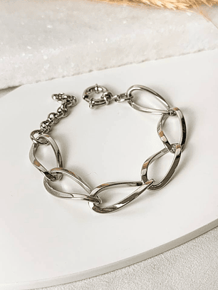 Pulseira de elo groumet