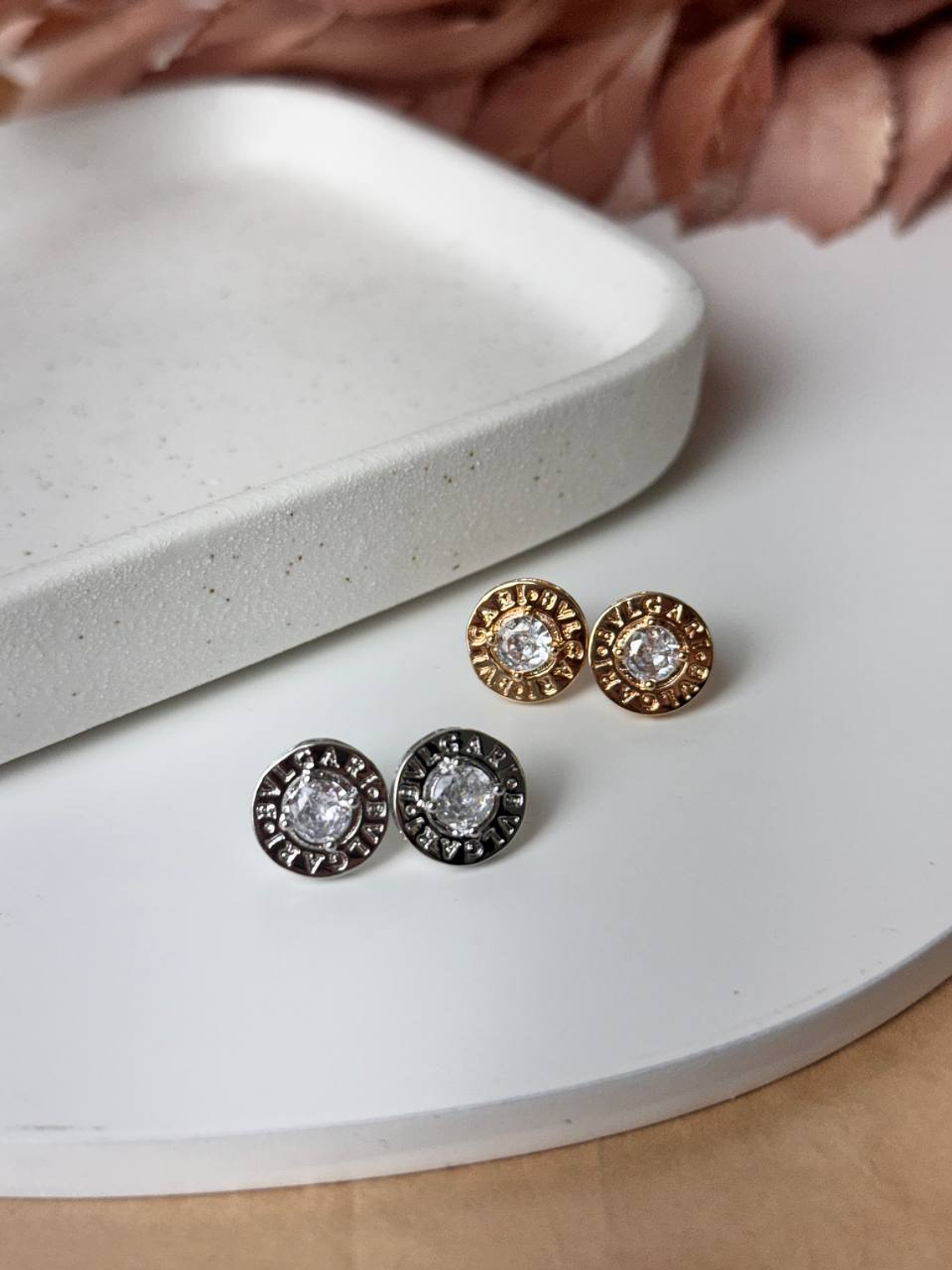 Brinco redondo com zirconia 2