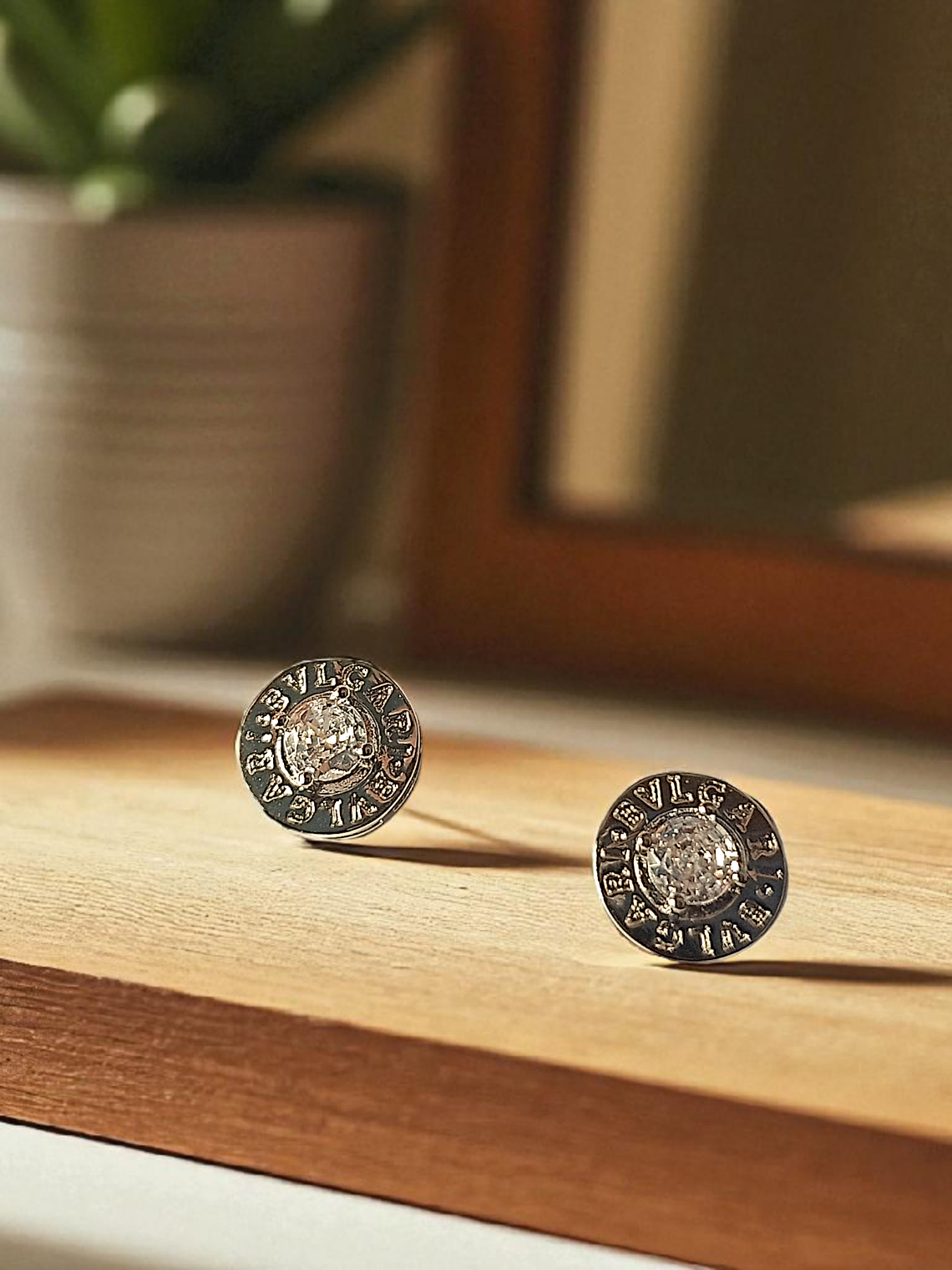 Brinco redondo com zirconia 1