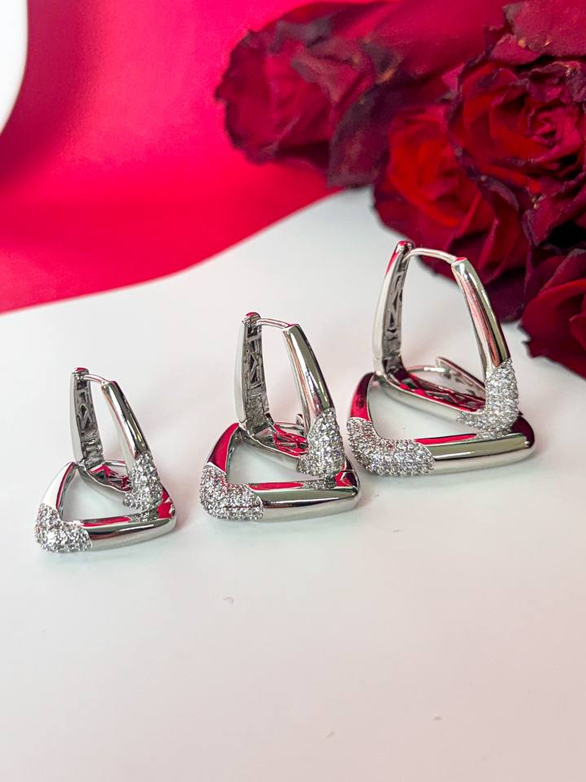 Argola quadrada TRES TAMANHOS 1