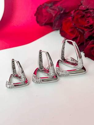 Argola quadrada TRES TAMANHOS