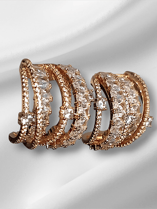 BRINCO FILETES ZIRCONIA