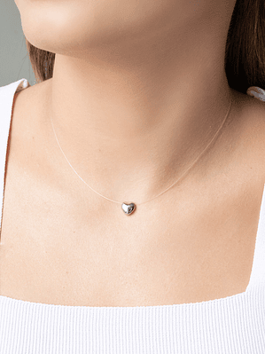 CHOKER FIO NYLON PING CORAÇÃO