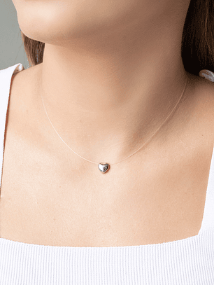 CHOKER FIO NYLON PING CORAÇÃO