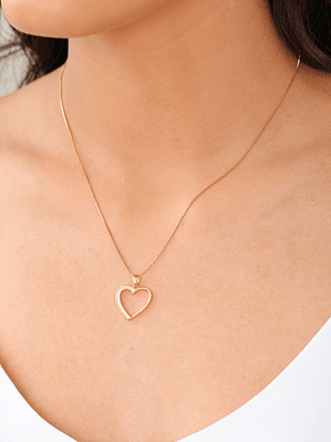 COLAR PINGENTE CORAÇÃO