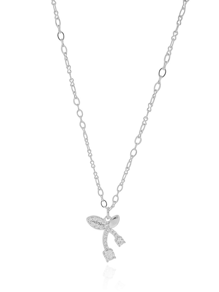 COLAR COM PINGENTE CEREJA CRAVEJADA 1