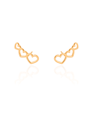 EARCUFF CORAÇÕES