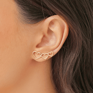 EARCUFF CORAÇÕES