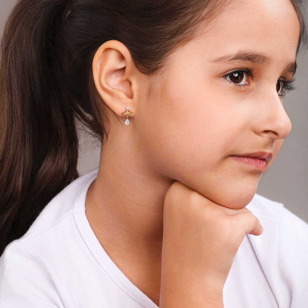 BRINCO COROA GOTA CRISTAL 1