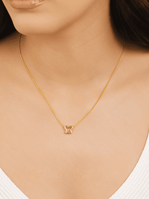 COLAR COM PINGENTE BORBOLETA