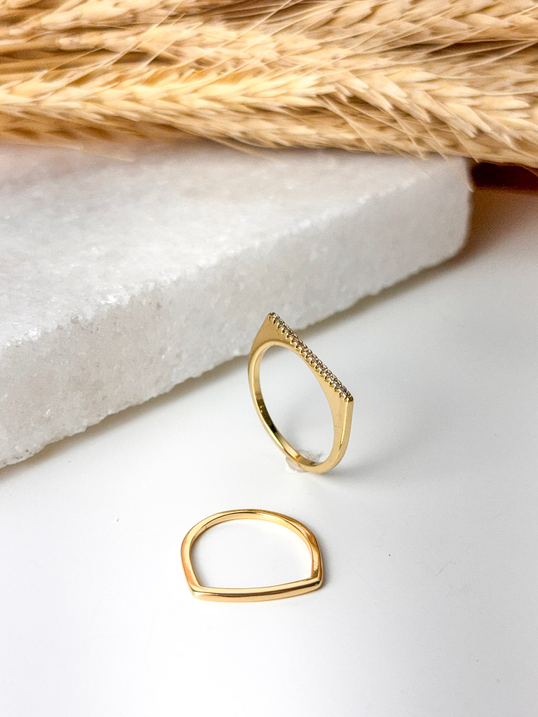 Anel filete cravejado 1