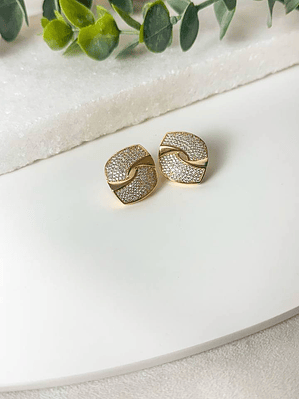 BRINCO ENTRELAÇOS CRAVEJADO