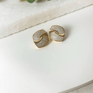 BRINCO ENTRELAÇOS CRAVEJADO