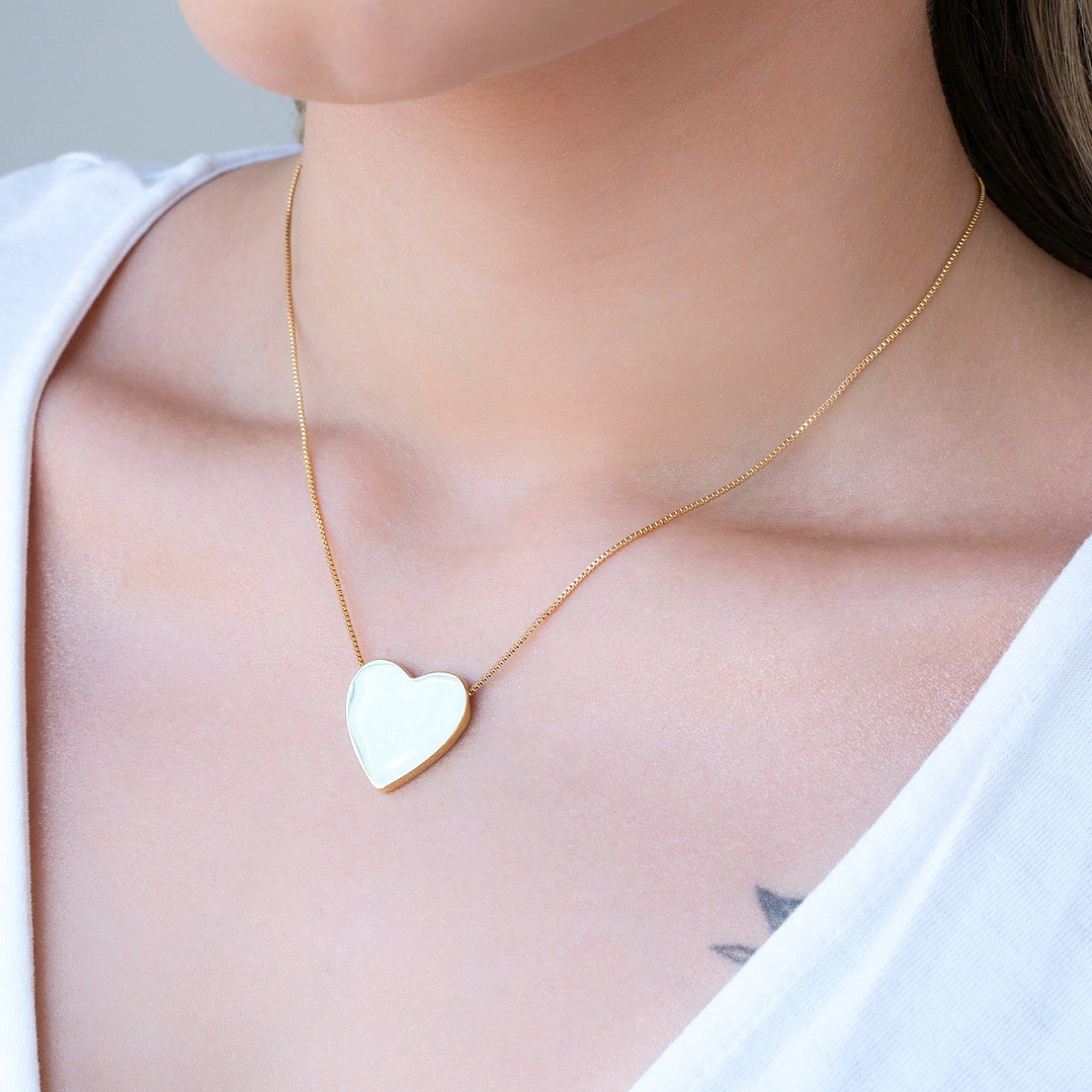 COLAR PINGENTE CORAÇÃO 1