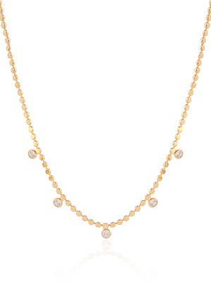 CHOKER BOLINHAS PONTO DE LUZ