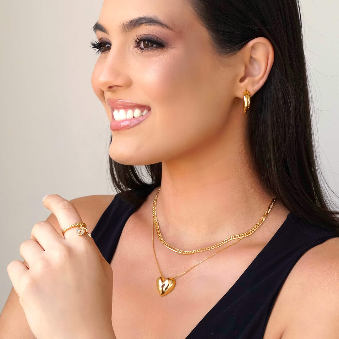 COLAR PINGENTE CORAÇÃO 2