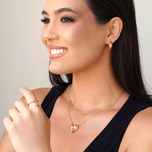 COLAR PINGENTE CORAÇÃO