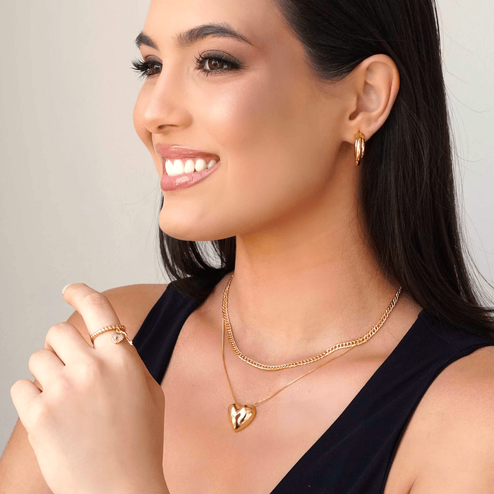 COLAR PINGENTE CORAÇÃO 2