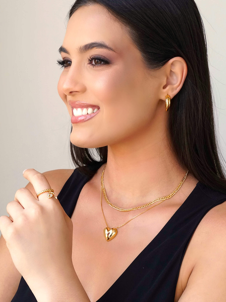 COLAR PINGENTE CORAÇÃO 2