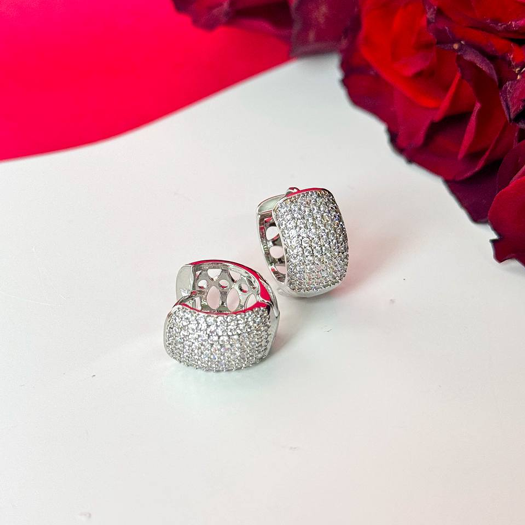 Argola cravejada microzirconias 1