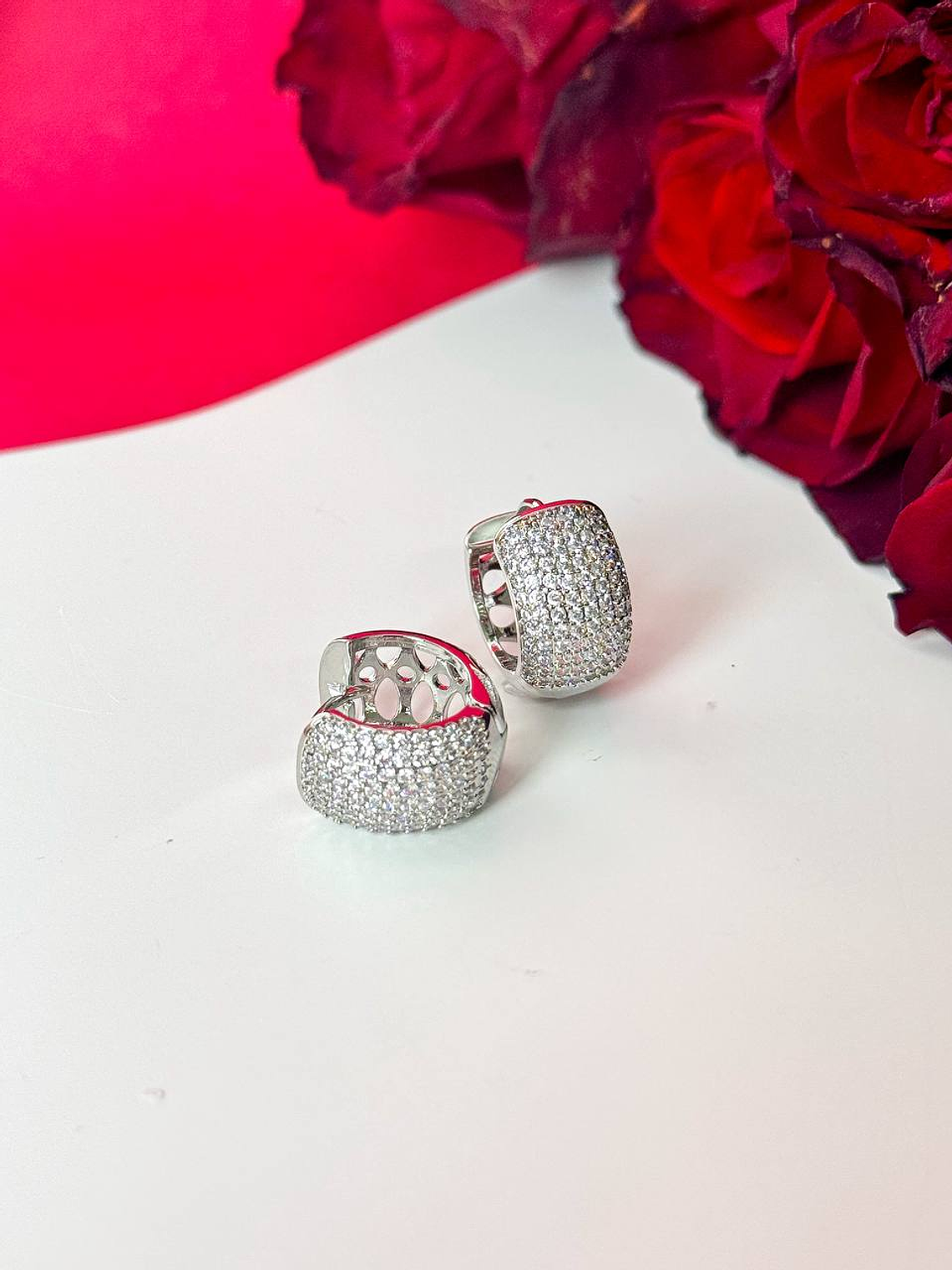 Argola cravejada microzirconias 1