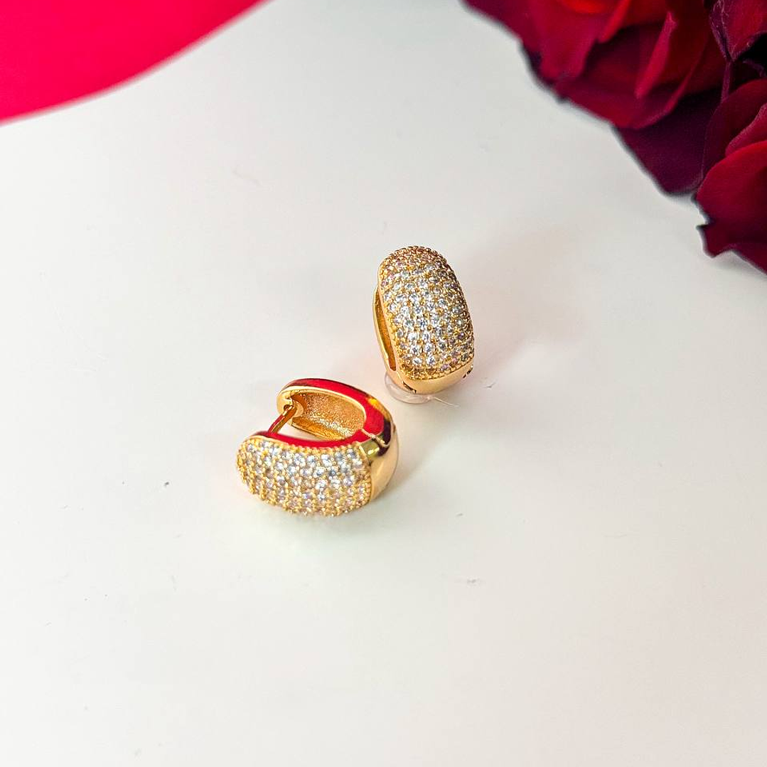 ARGOLA PEQUENA DOURADA 1