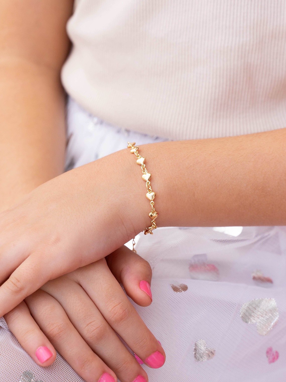 PULSEIRA INFANTIL CORAÇÕES 2