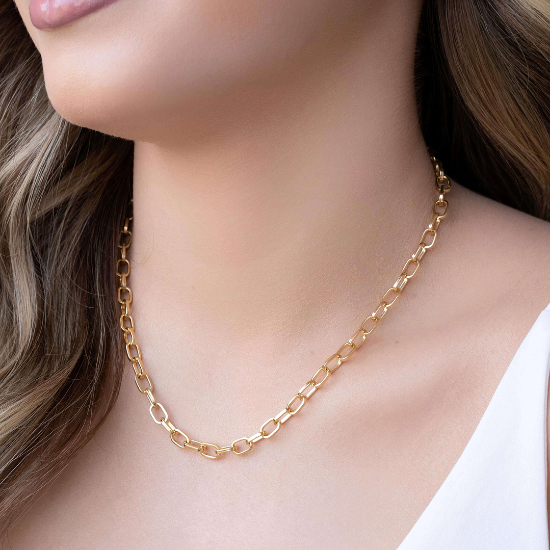 COLAR ELOS OVAIS LISOS  1