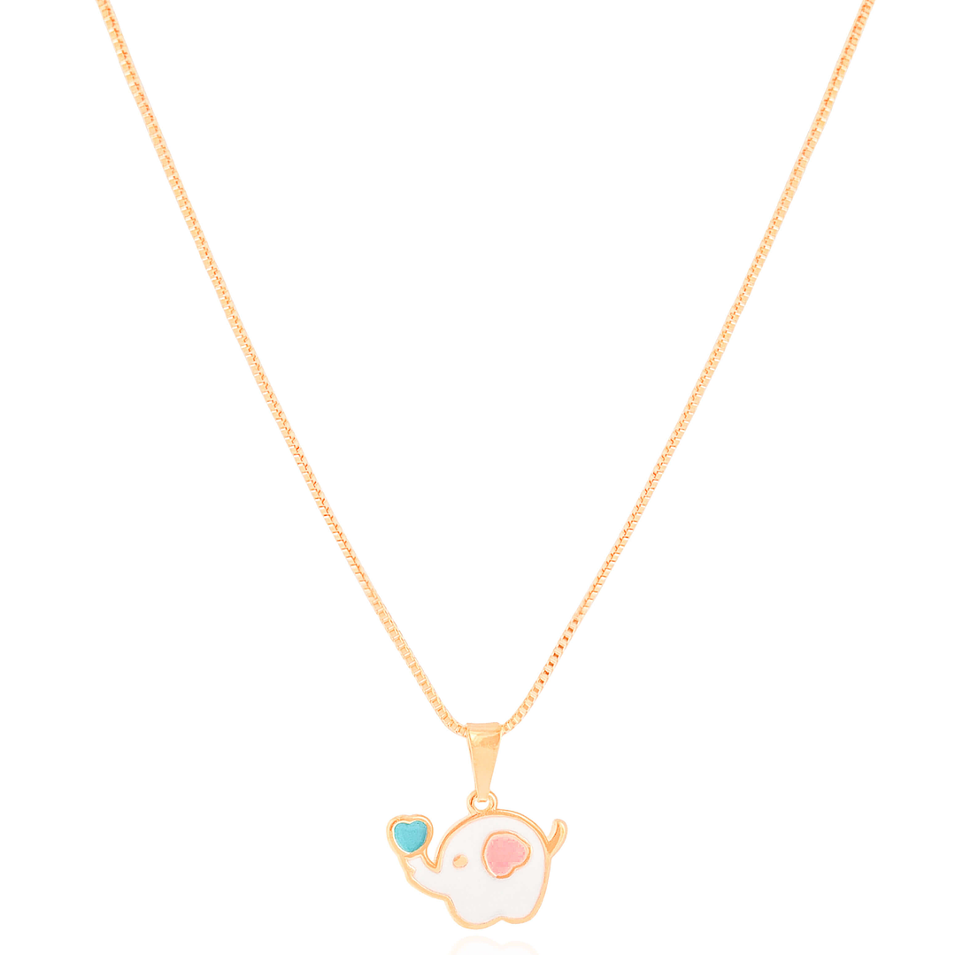 COLAR INFANTIL PINGENTE ELEFANTE 1