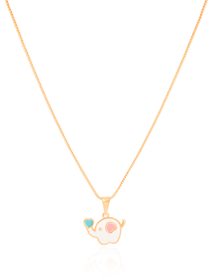 COLAR PINGENTE ELEFANTE