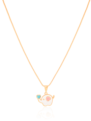 COLAR PINGENTE ELEFANTE