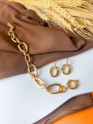 PULSEIRA ELOS OVAIS INTERCALADOS