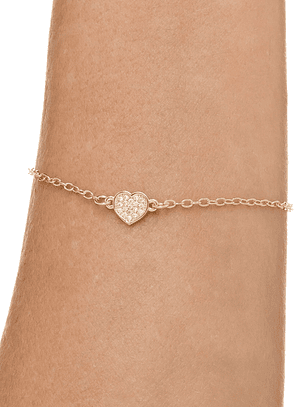 PULSEIRA PINGENTE CORAÇÃO