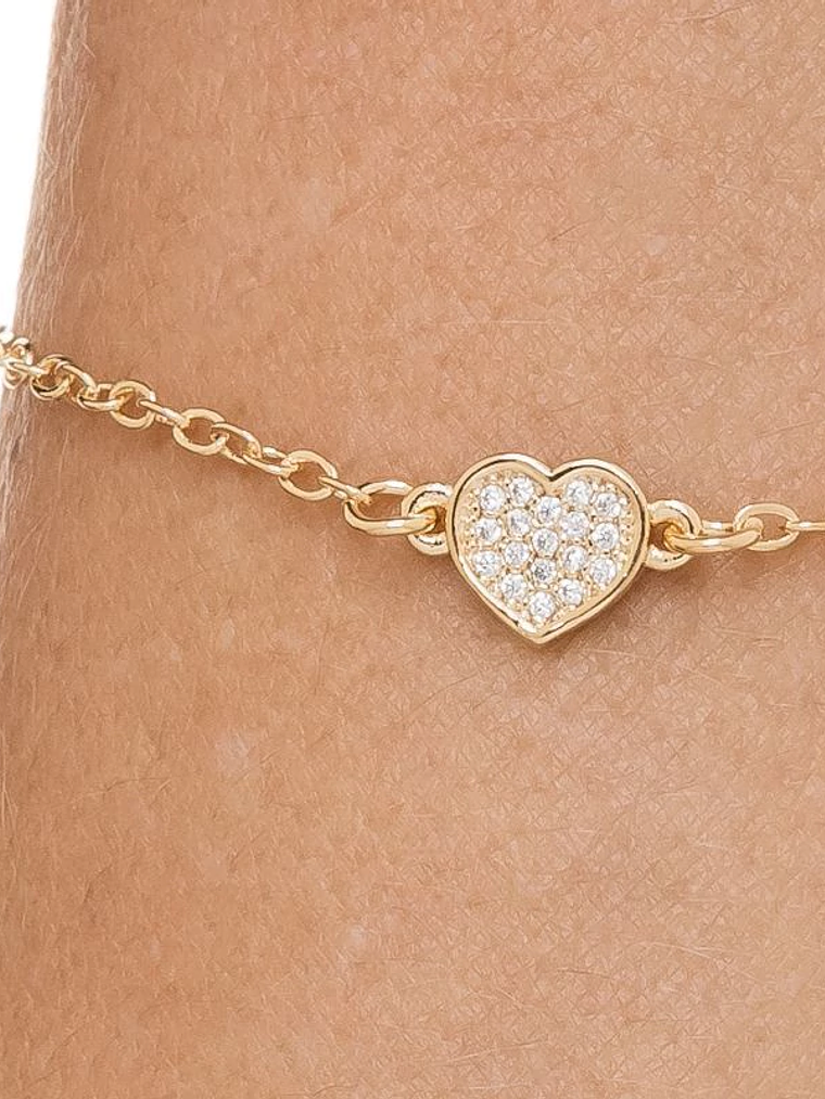 PULSEIRA PINGENTE CORAÇÃO 2