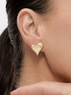 BRINCO CORAÇÃO TEXTURIZADO