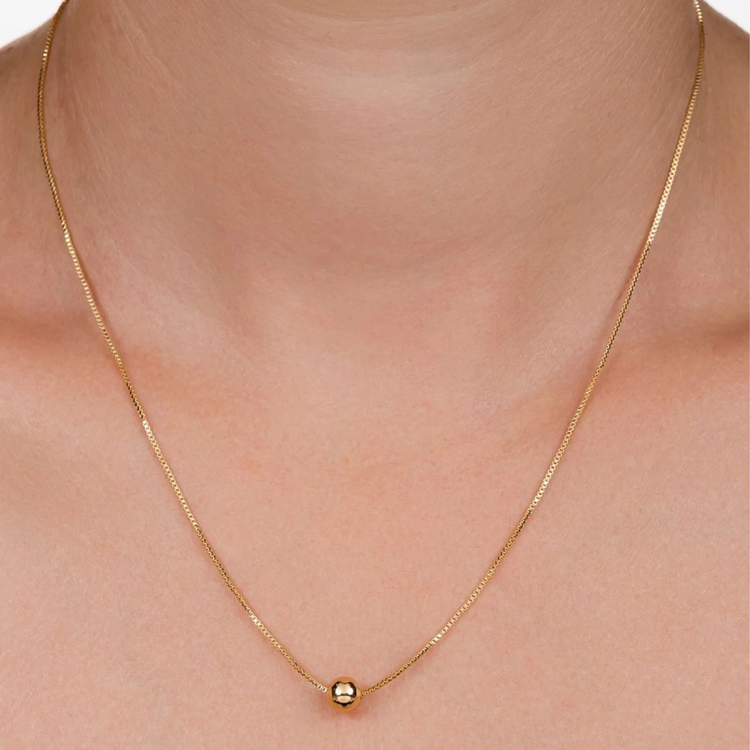 COLAR PINGENTE BOLINHA 1