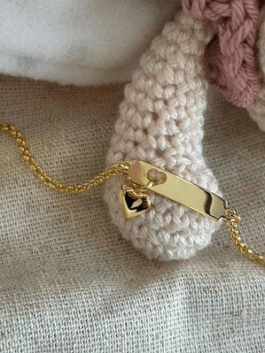 PULSEIRA INFANTIL CHAPA CORAÇÃO