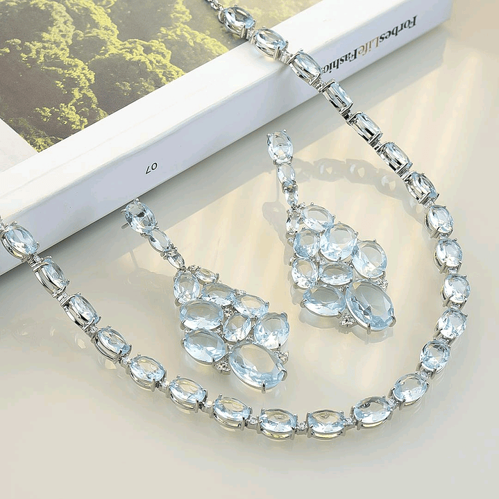 BRINCO LUXO TURMALINA AZUL 1