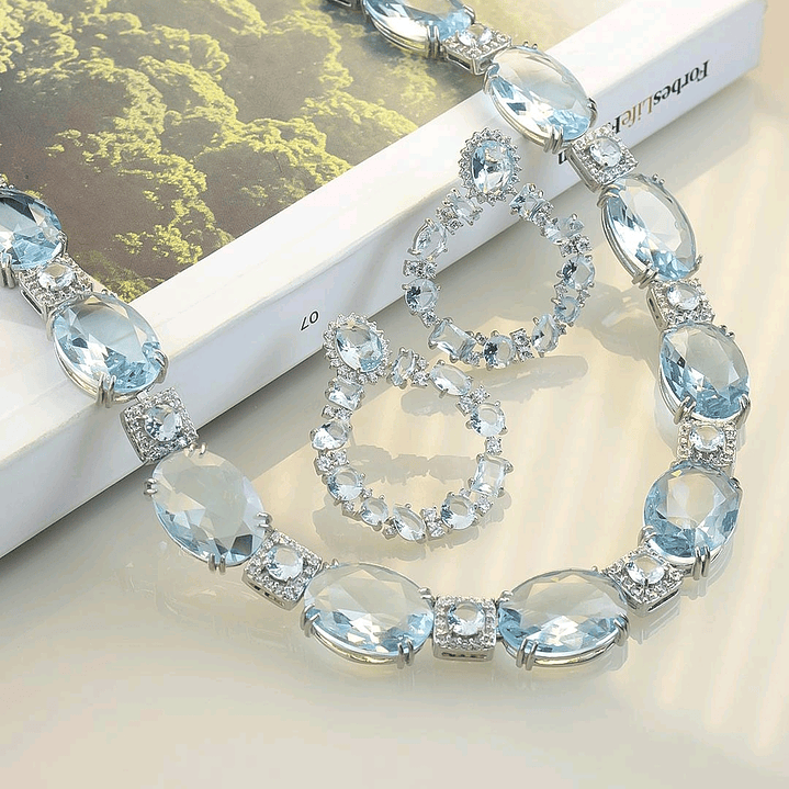 BRINCO CIRCULO FRONTAL TURMALINA AZUL 1