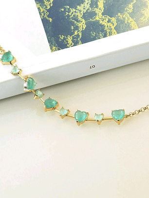 PULSEIRA CORAÇÕES ESMERALDA FUSION