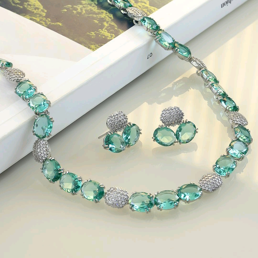 CONJUNTO OVAL TURMALINA E ZIRCONIA 1