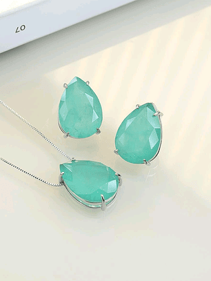 CONJUNTO GOTA ESMERALDA COLOMBIANA