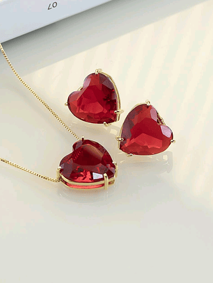CONJUNTO CORAÇÃO RUBELITA