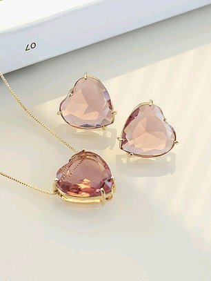 CONJUNTO CORAÇÃO RUBELITA