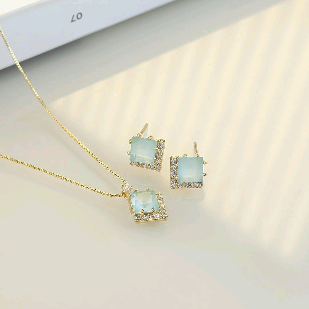 CONJUNTO AGUA MARINHA QUARADO 1