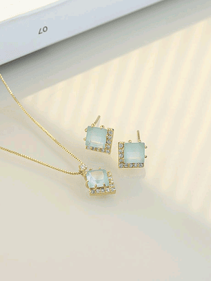 CONJUNTO AGUA MARINHA QUARADO